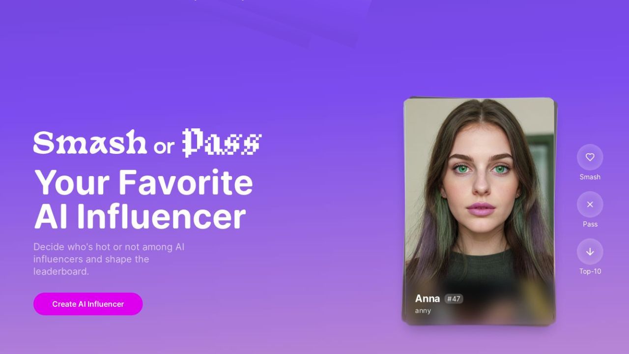 Best Smash Or Pass AI : AI Image & Characters Rating
